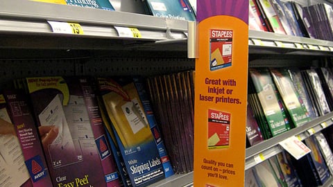 Staples Brand Labels Violator