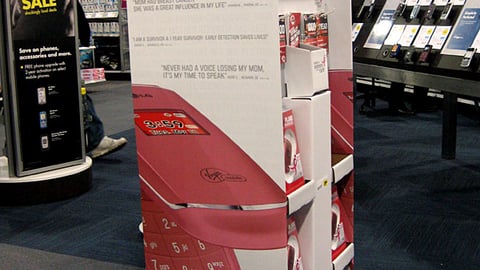 Virgin Mobile Best Buy Susan G. Komen Quarter-Pallet