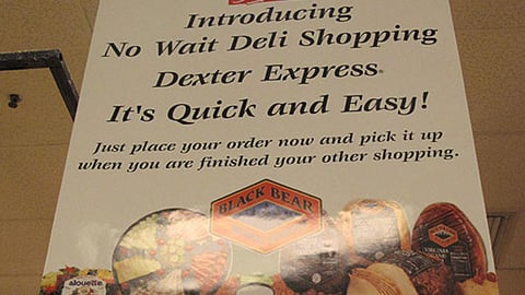 ShopRite 'Dexter Express' Ceiling Sign