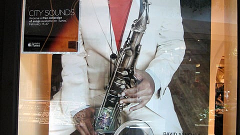 Banana Republic David Sanchez Window Poster