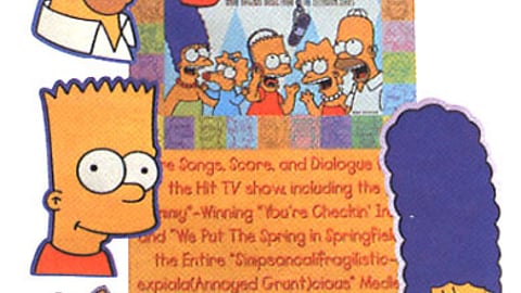Simpsons CD Poster