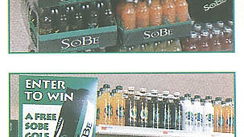 SoBe Snowboard Display