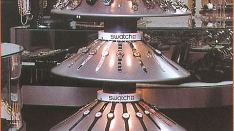 Swatch Tower Display