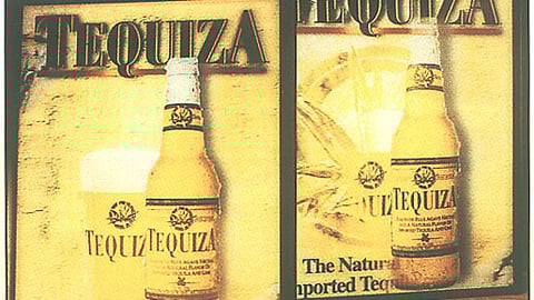 Tequiza Illuminated Lenticular 3-D Sign