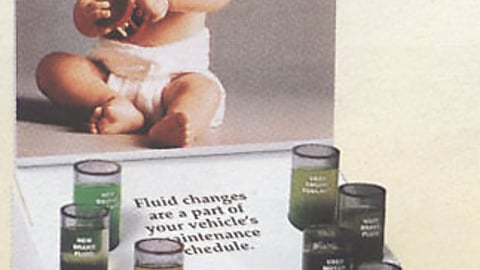 Goodyear "Fluids Changeover" Display