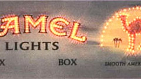 Camel Lights Display