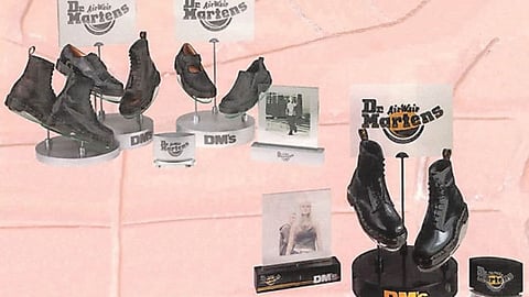 Dr. Martens Shoe Display