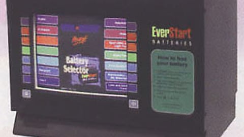 EverStart Batteries Interactive Kiosk