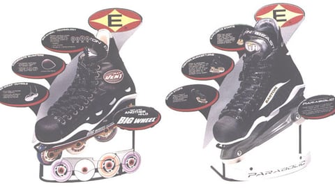 Easton Sports' Skate Display