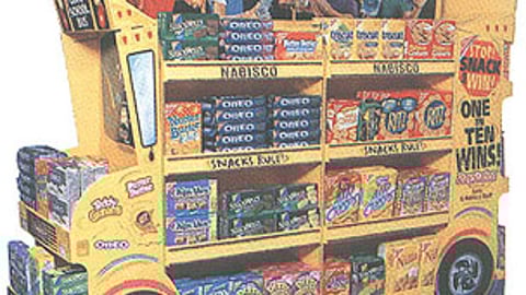 Nabisco Cool School Bus Display