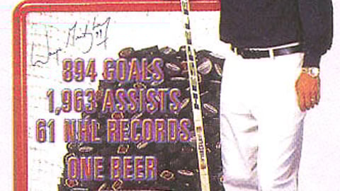 Bud Light Wayne Gretzky Standee