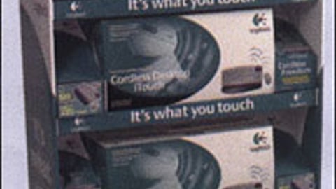 Logitech Cordless Keyboards/Mice Display