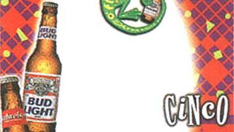 Budweiser Let's Cinco Poster