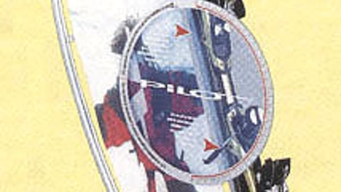 Salomon Pilot Skis Display