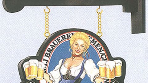 St. Pauli Girl Hanging Sign