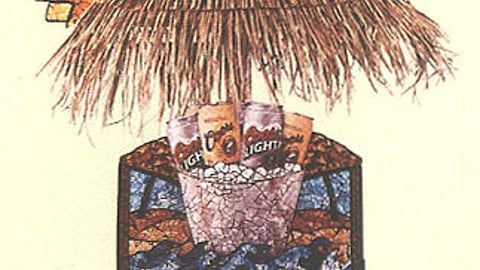 Coors Light Floor/Aisle Display