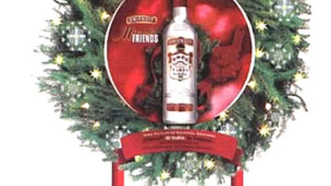 Smirnoff Vodka Display