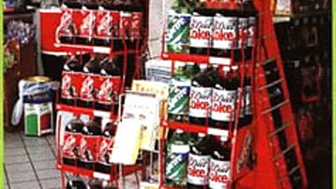 Coca-Cola Wire Rack
