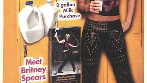 Britney Spears 'Got Milk' Standee