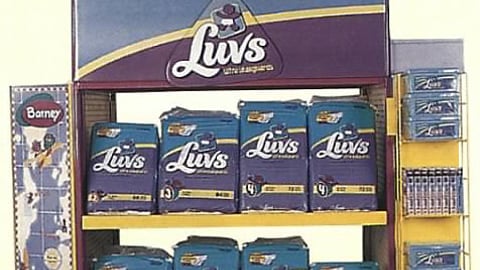 Luvs Barney Merchandiser