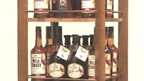 Wild Turkey Three-Case Floorstand