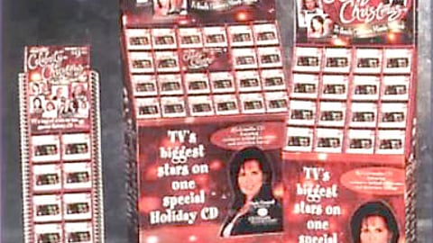 NBC Celebrity Christmas CD Display