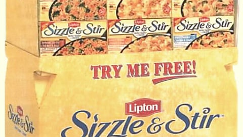 Lipton Sizzle & Stir Display
