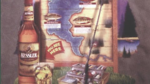 Kessler Blended Whiskey Display