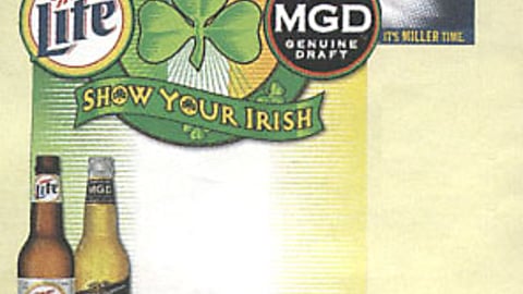 Miller Lite Holiday Signage