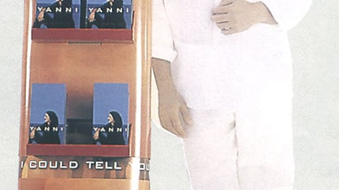 Yanni CDs/Videos Display