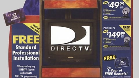 Blockbuster/Direct TV Display