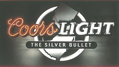 Coors Light Large New Jersey Neon