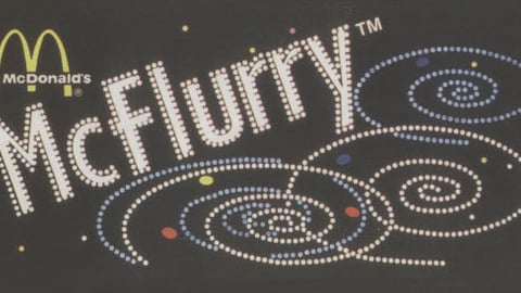 McDonald's McFlurry Light Box