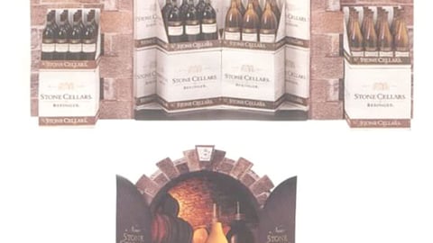 Stone Cellars Wines Display