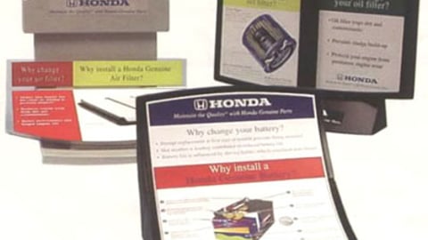 Honda Auto Parts Display
