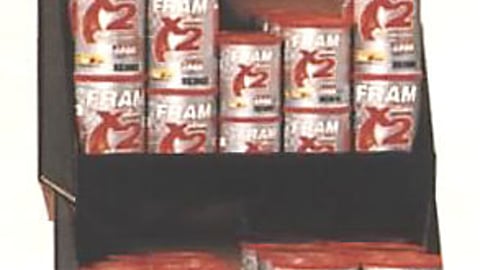Fram Oil Filters Display