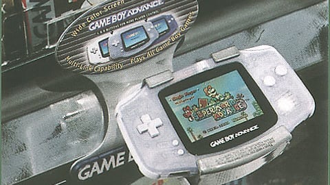 Game Boy Advance Shelf Display