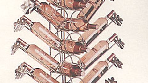 Trinity Oaks Vineyards Twist Wine Rack