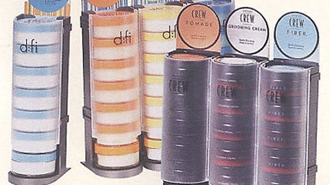 American Crew and d:fi Pomade Dispensers