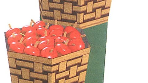 Caramel Apple Gum Display