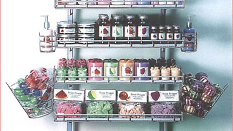 Fruit Frappe Lotions Display