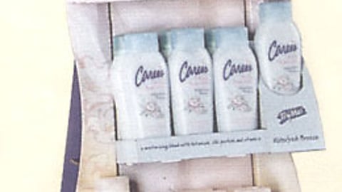 Caress Body Lotion Display