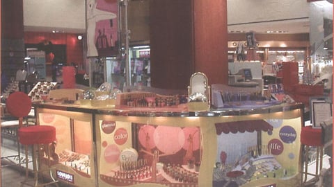 Bourjois Paris Cosmetics Display