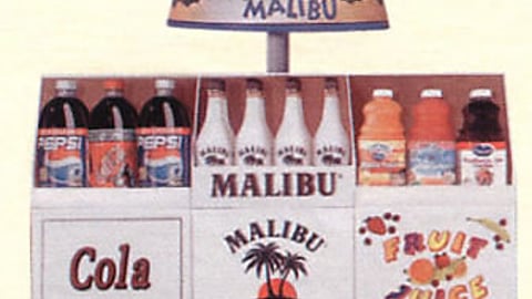 Malibu Holiday Snow Globe Motion Pole Topper