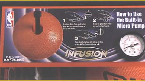 Spalding Infusion Basketball Display