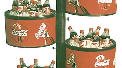 Coca-Cola Pole Display