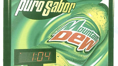 Mountain Dew Puro Sabor Clock