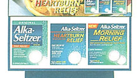 Alka-Seltzer Floorstand