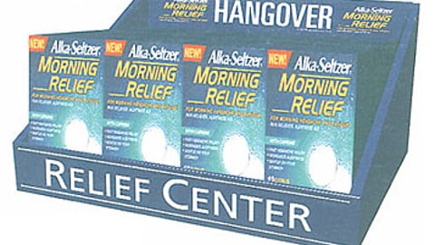Alka-Seltzer Countertop Display