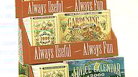 Farmer's Almanac Display
